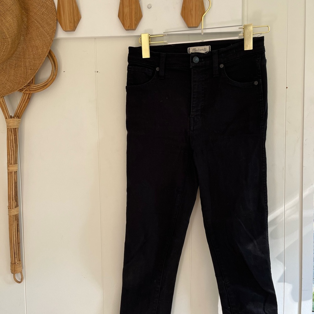 Madewell black skinny jean
